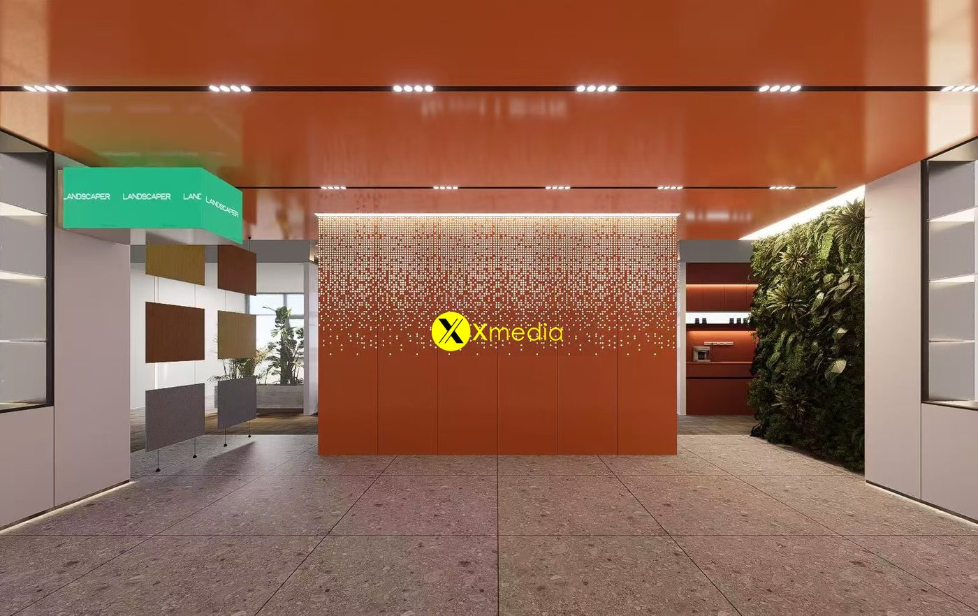 九源数科(广州)数字科技有限公司前台与品牌形象墙实景